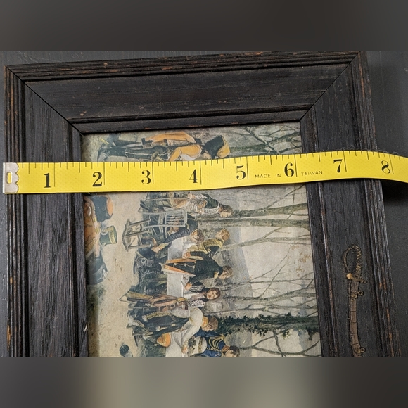 Vintage Framed War Print - Picture 7 of 8